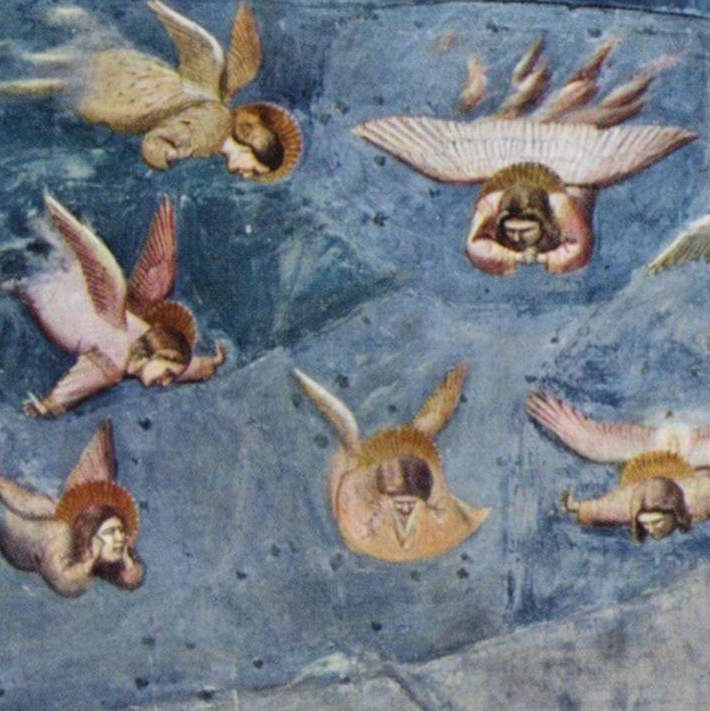Giotto, Lamentation sur le Christ mort (détail)