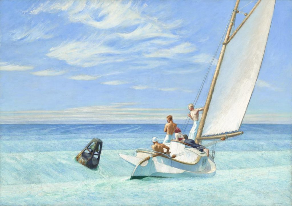Edward Hopper. Ground Swell, 1939 ( National Gallery of Art, Washington)