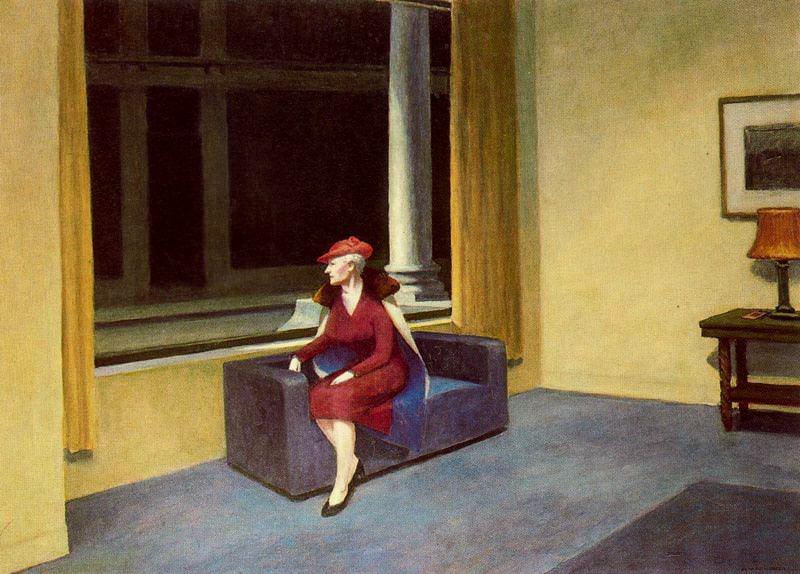 Hotel Window, Edward Hopper, 1955