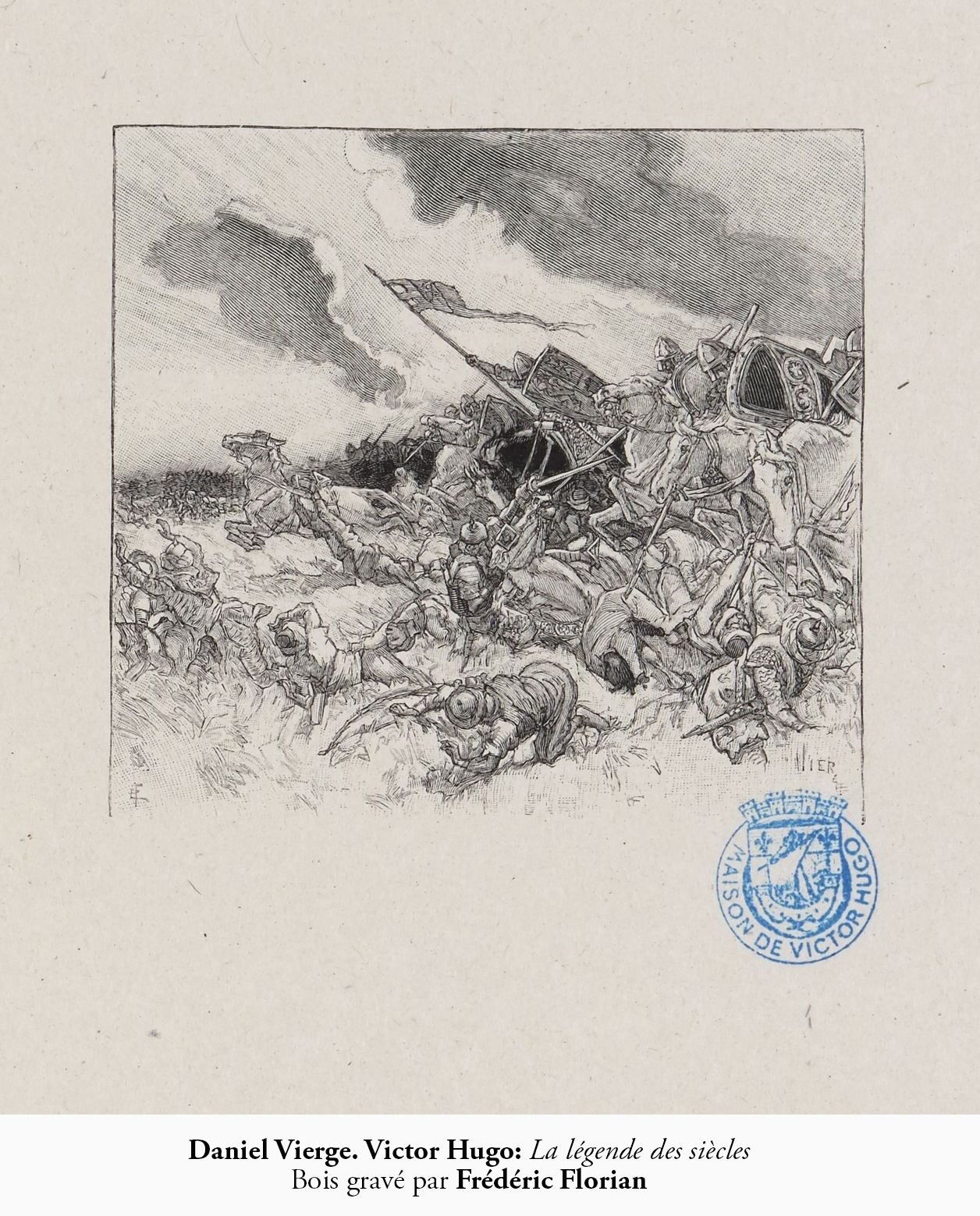 Daniel Vierge. La Légende des siècles, X, IV : Bivar