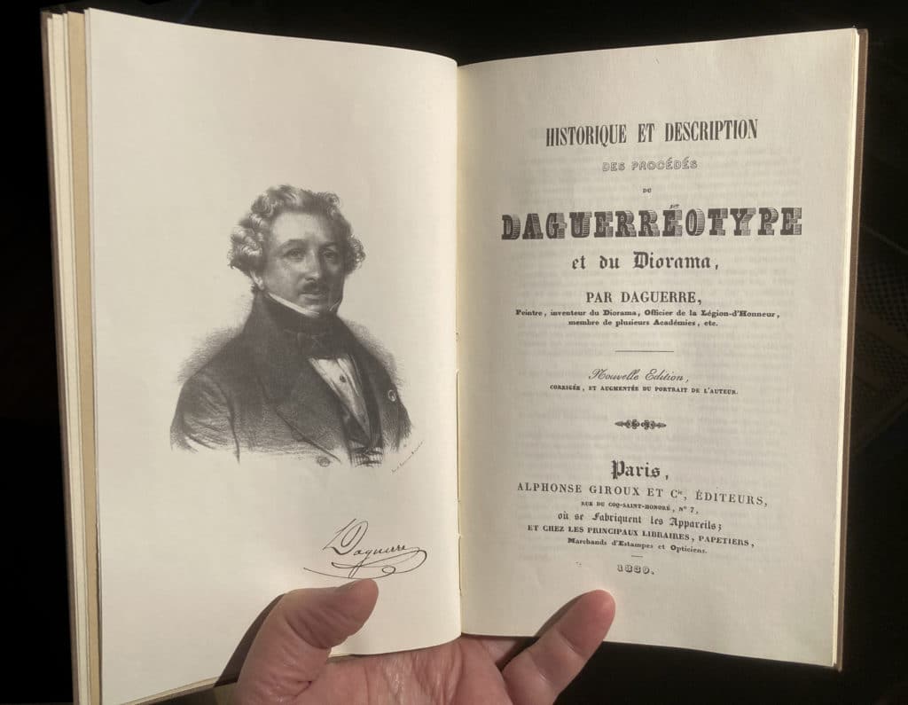 Daguerre - Historique et description des procédés du daguerréotype et du diorama