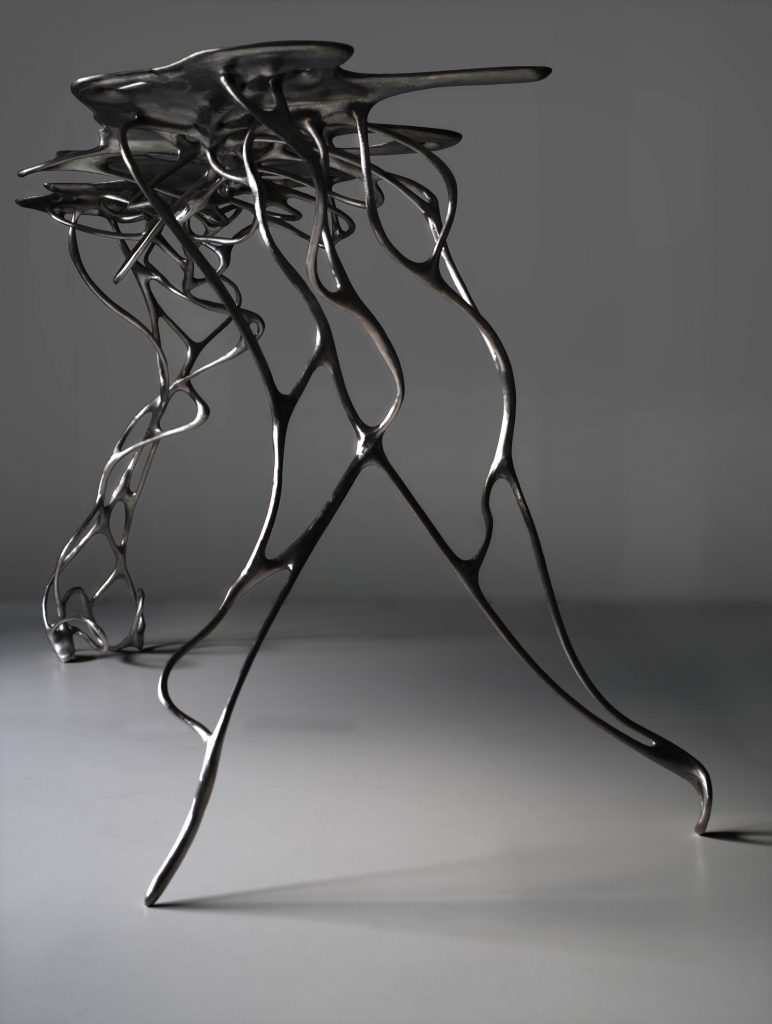 Mathias Bengtsson, Growth Table Titanium, 2016 (design 2013)