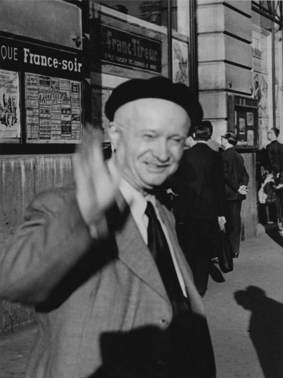 Pierre Monatte, 1952. Photo Gilbert Walusinski.