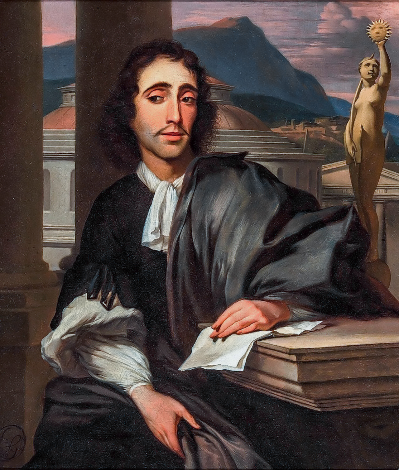 Portait d'un homme supposé être Baruch Spinoza et attribué à Barent Graat (1628-1709)