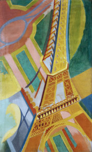 Robert Delaunay (1885-1941). “Tour Eiffel”. Huile sur toile, 1926. Paris, musée d'Art moderne.