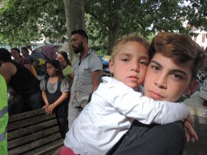1er août 2016 – Diana Tarzan Jasmine (4ans) et Samuel (13 ans). Photos: Gilles Walusinski