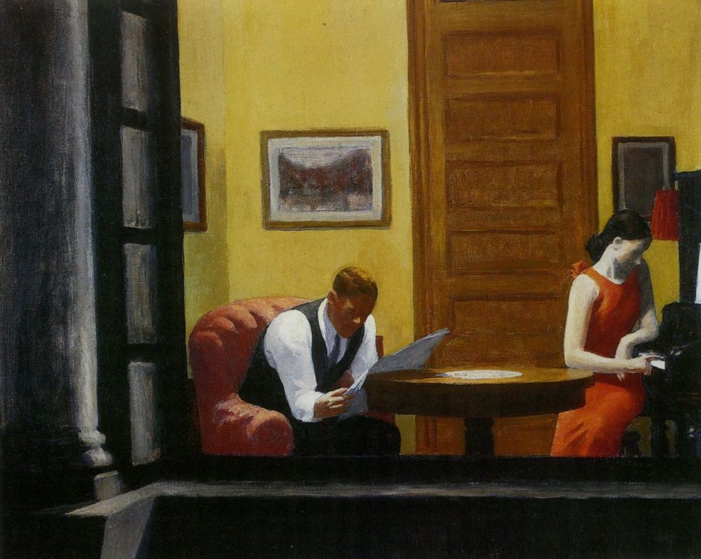 Room in New York, Edward Hopper, 1932