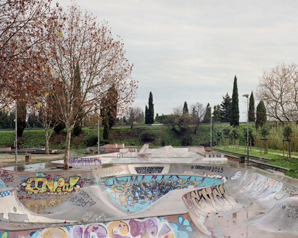 Skatepark, Nîmes, commande photographique de la villa Noailles - Photo Maxime Delvaux, 2016