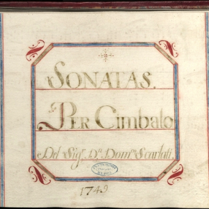 Scarlatti manuscrit biblioteca marciana