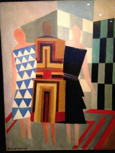 Sonia Delaunay, Trois femmes, formes, couleurs, 1925. Musée Thyssen Bornemisa, Madrid