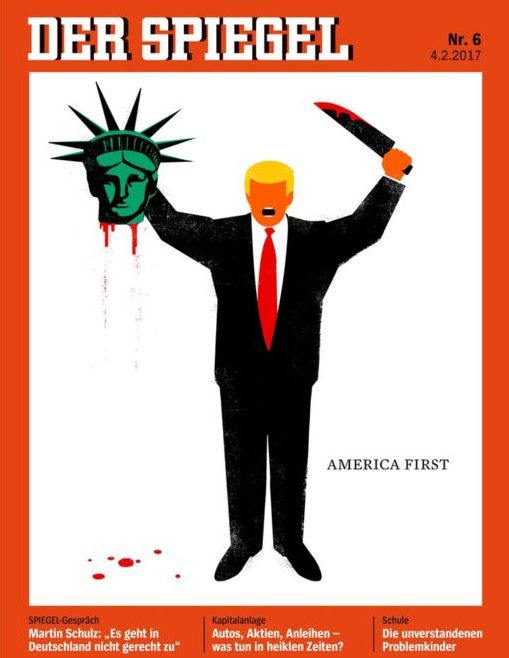 Une du magazine allemand Der Spiegel, 4 février 2017