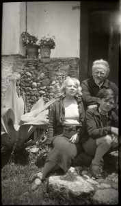 Natalia Sedova, Léon Trotsky et Seva Volkov à Taxco (Mexique) en 1939. Photo: collection personnelle de Gilles Walusinski