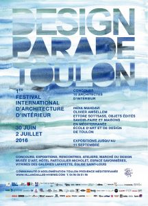 Hyères-Toulon: Design Parade 2016. Un article d'Anne-Marie Fèvre dans délibéré