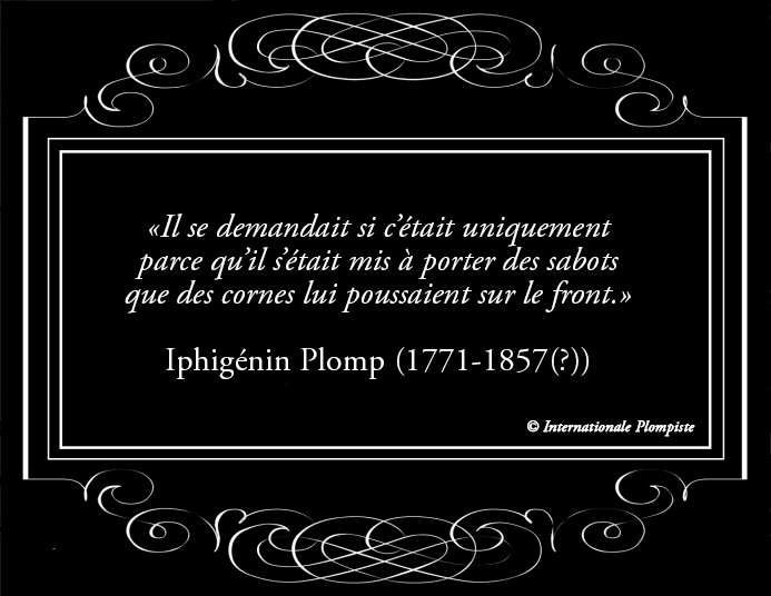Une citation d'Iphigénin Plomp