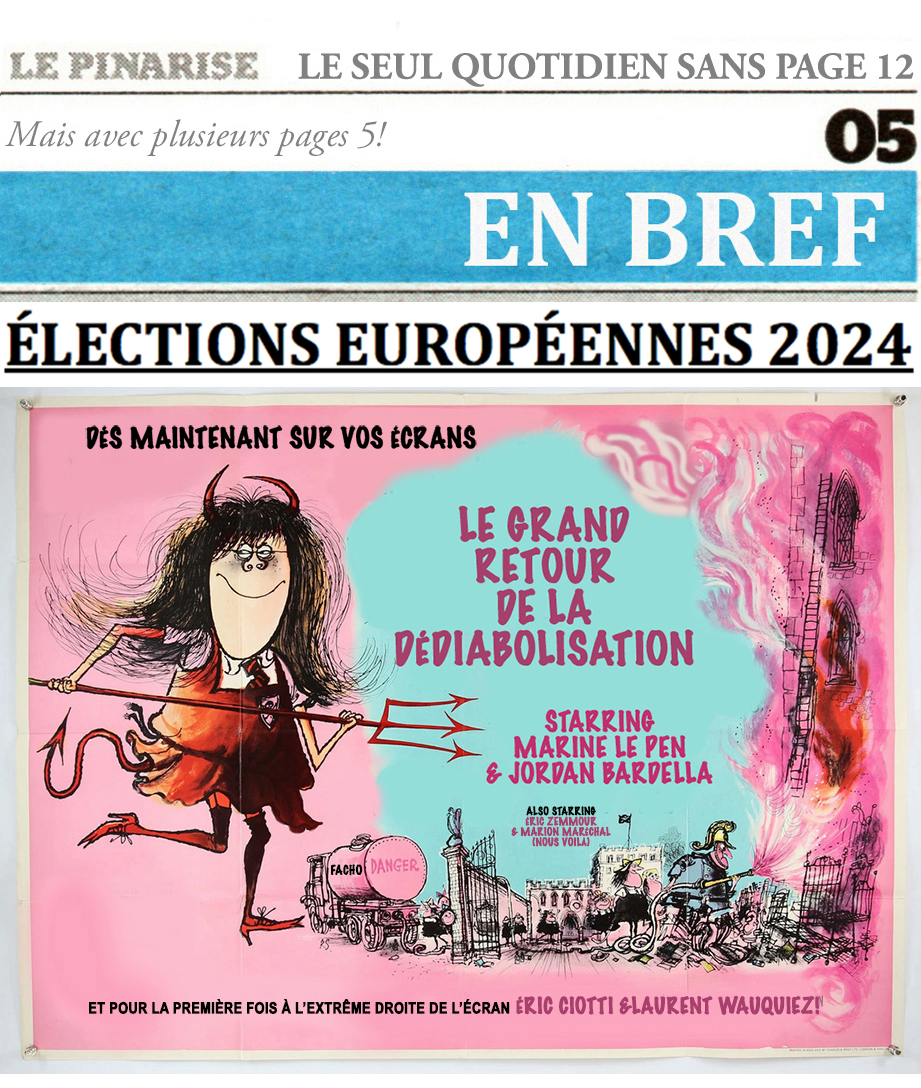 Affiche Elections européennes 2024: le grand retour de la dédiabolisation © Philippe Mignon