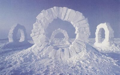 Andy Goldsworthy – Touching North, 1989