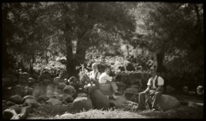 Photo prise dans les environs de Taxco, probablement en septembre 1939, lors d'un voyage de Léon et Natalia Trotsky, Alfred et Marguerite Rosmer et Seva Volkov. Photo: collection personnelle de Gilles Walusinski.