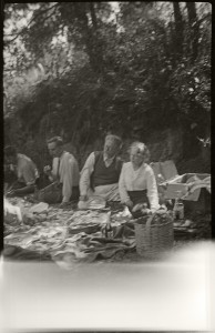 Marguerite et Alfred Rosmer, Léon Trotsky, Natalia Sedova, dans les environs de Taxco, en 1939. Photo: collection personnelle de Gilles Walusinski.