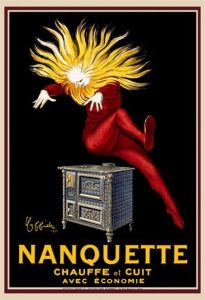 Poêle Nanquette... chauffe et cuit avec économie (publicité)