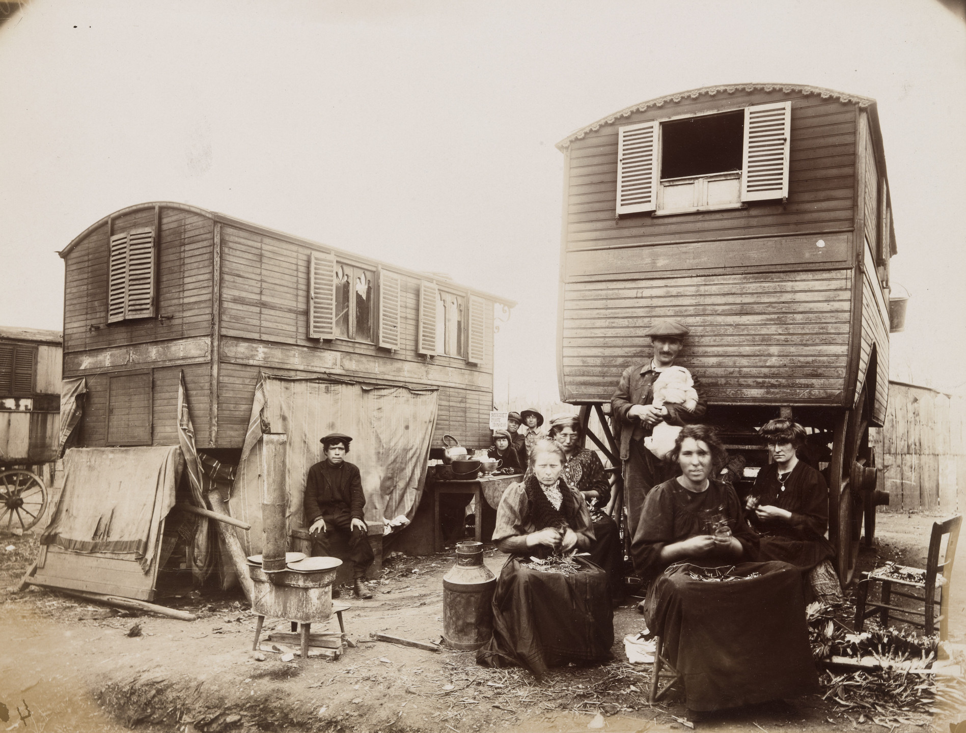 Eugène Atget: Zoniers Porte d'Italie (1913)